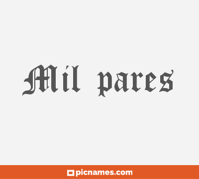 Mil pares